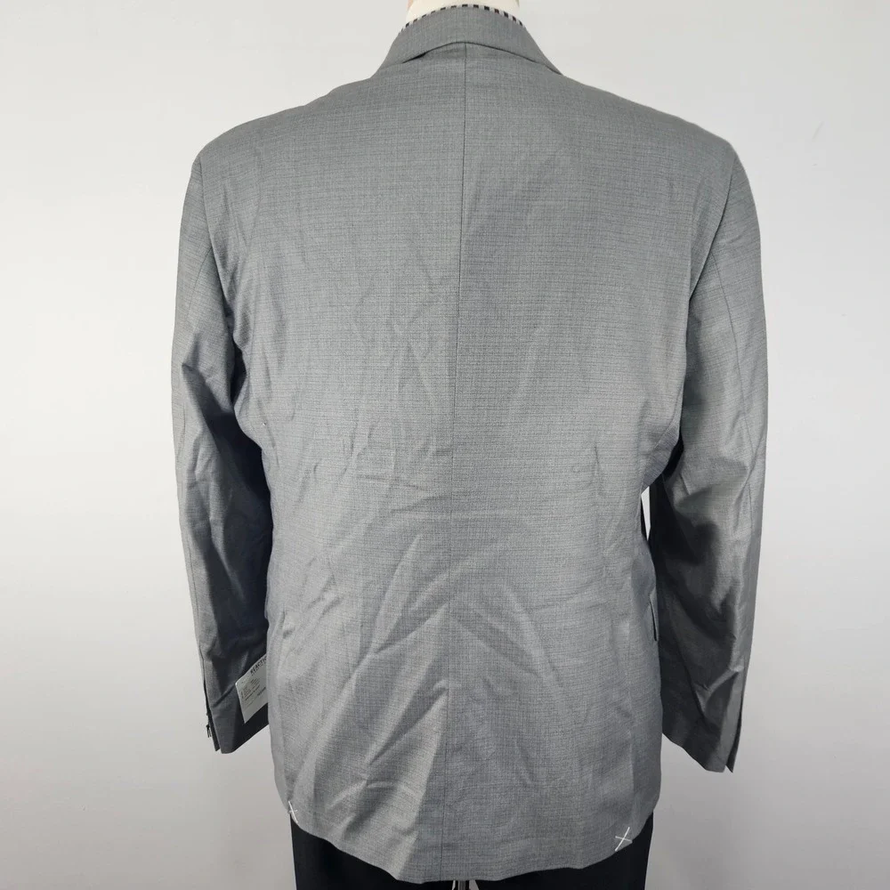 Kenneth Cole Men's Sport Coat Blazer Two Button Gray Techi-cole 44R NEW WITH TAG